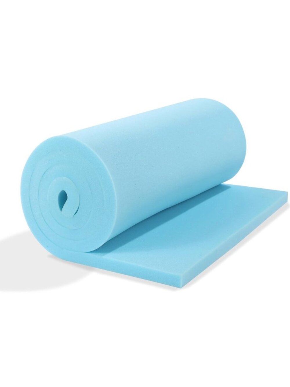 Hombys Upholstery Foam Padding 72"x24"x0.5" High-Density Support For Sofa Chair